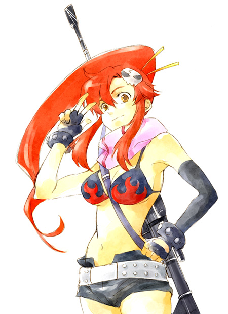 yoko littner (tengen toppa gurren lagann) drawn by akatsuki_kuuko