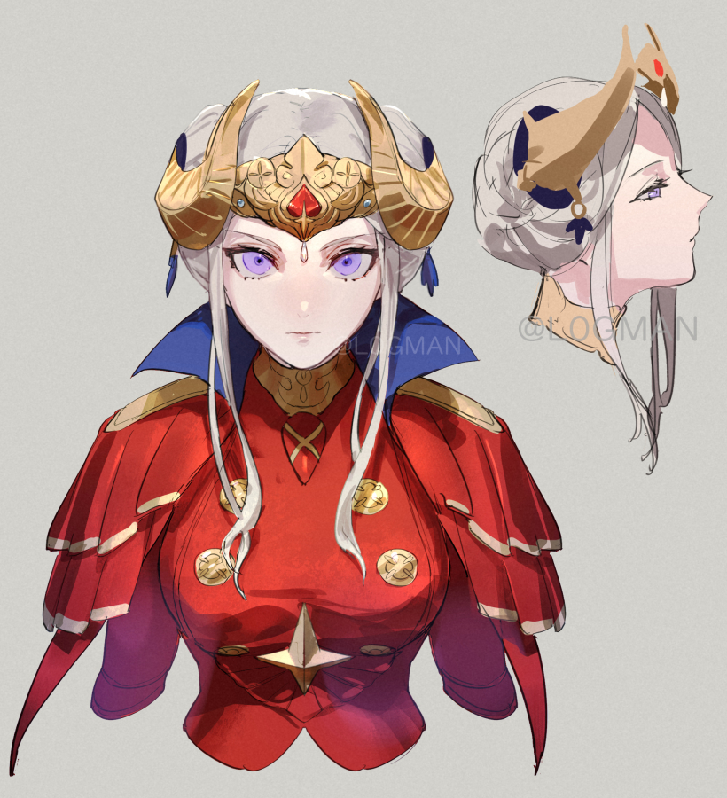 edelgard von hresvelg (fire emblem and 1 more) drawn by l0gman