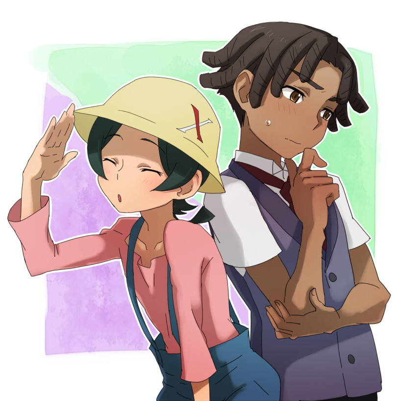 yasaka mao and nils nielsen (gundam and 1 more) drawn by @@@_(eckzahn)