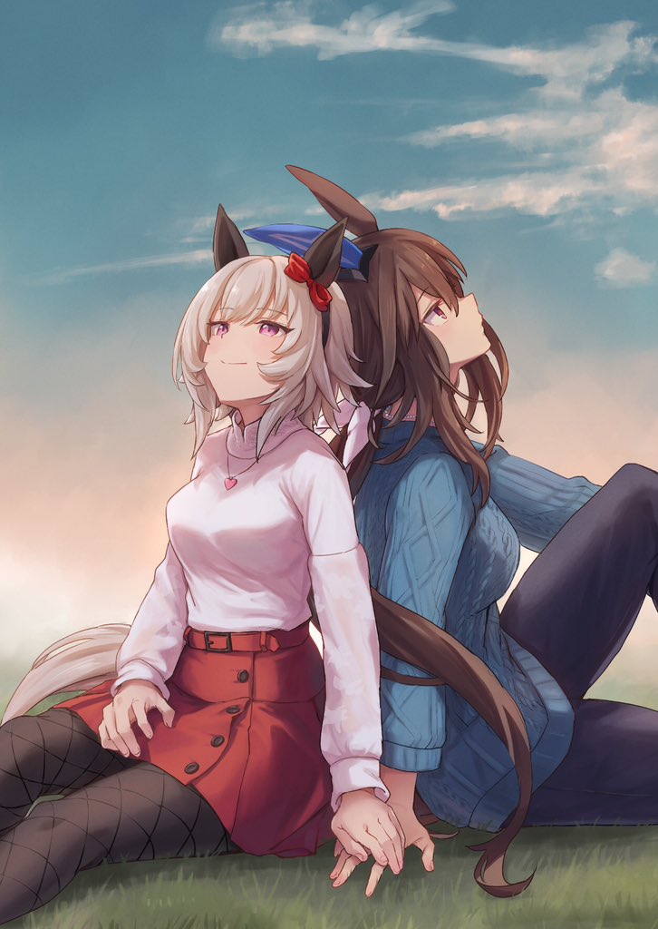 admire vega and curren chan (umamusume and 1 more) drawn by starheart
