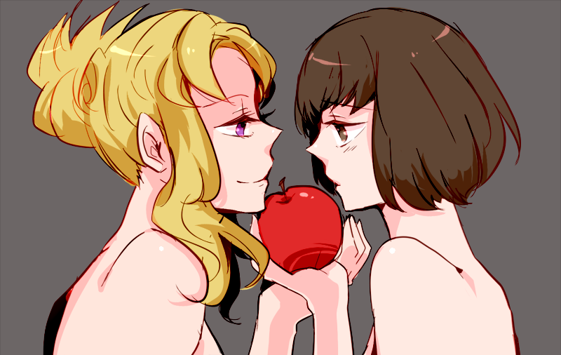 oginome ringo and tokikago yuri (mawaru penguindrum) drawn by apper500