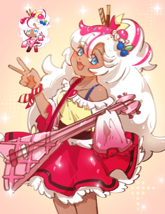 parfait cookie (cookie run and 1 more) drawn by mmaabouu