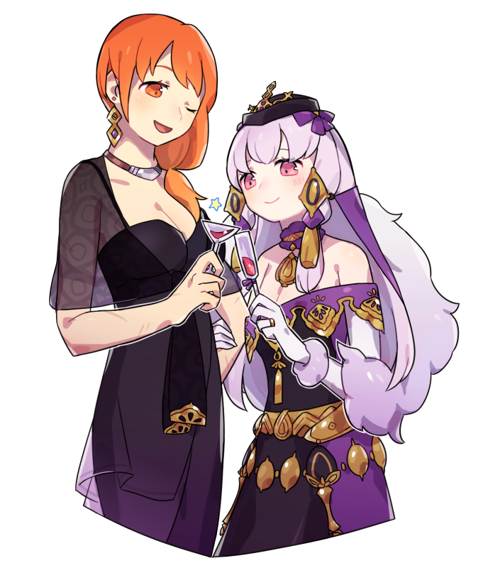 lysithea von ordelia and leonie pinelli (fire emblem and 2 more) drawn by haconeri
