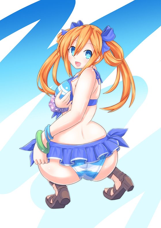 tennouboshi uzume and orange heart (neptune) drawn by hechima-bushi
