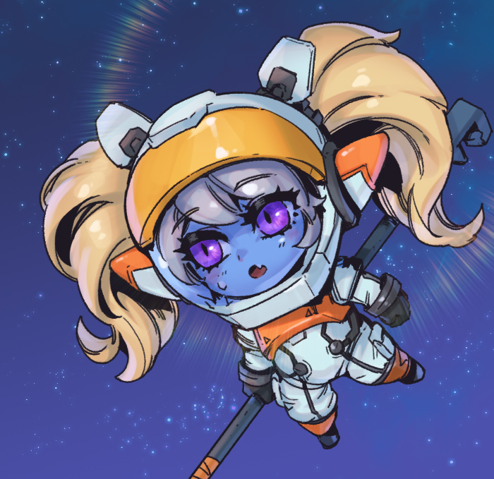 poppy and astronaut poppy (league of legends) drawn by phantom_ix_row