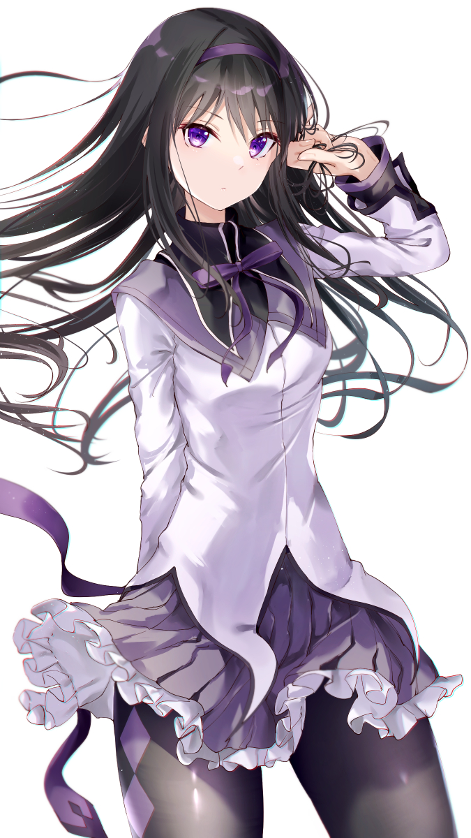 akemi homura (mahou shoujo madoka magica) drawn by meen_(ouaughikepdvrsf)