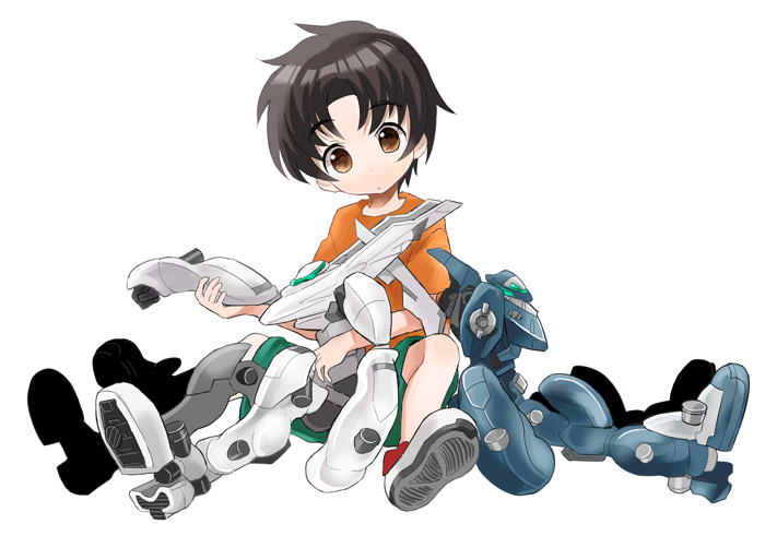 makabe kazuki, mark sein, and mark elf (soukyuu no fafner) drawn by sakaki_tsui