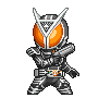 kamen rider delta (kamen rider and 1 more) drawn by eou