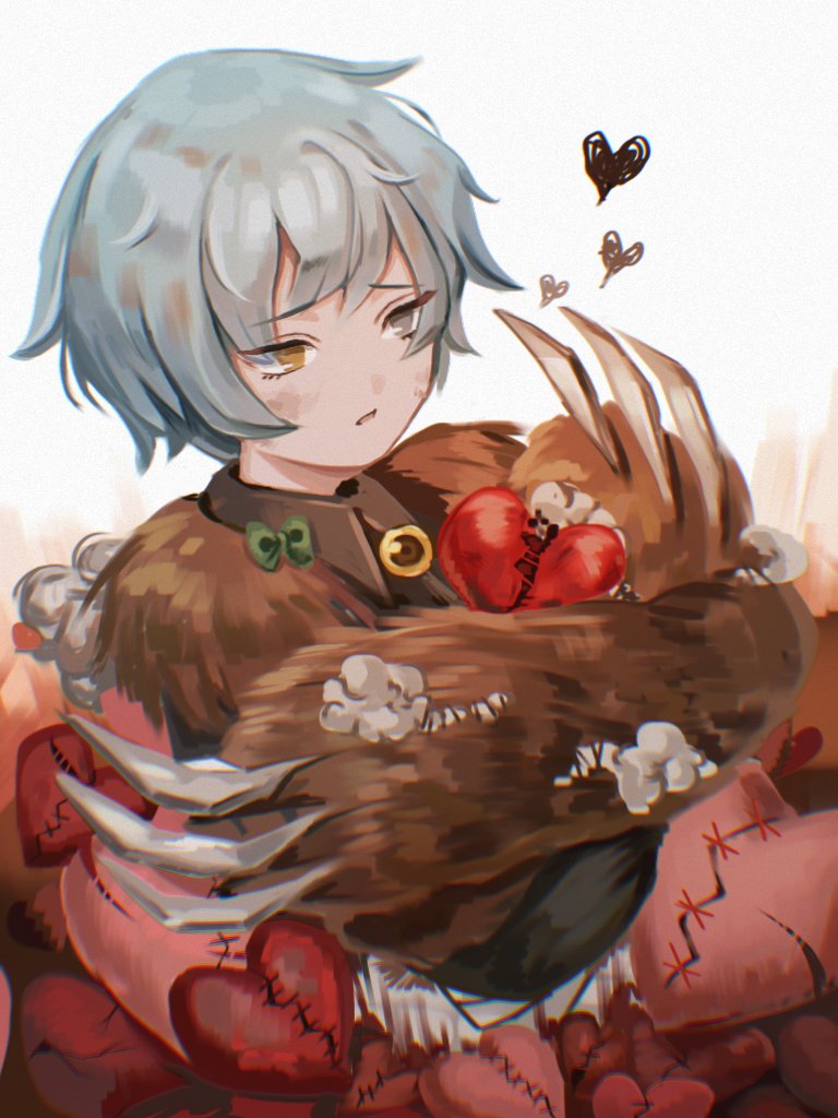 angela and happy teddy bear (project moon and 1 more) drawn by na-gyou_(nunumaru)