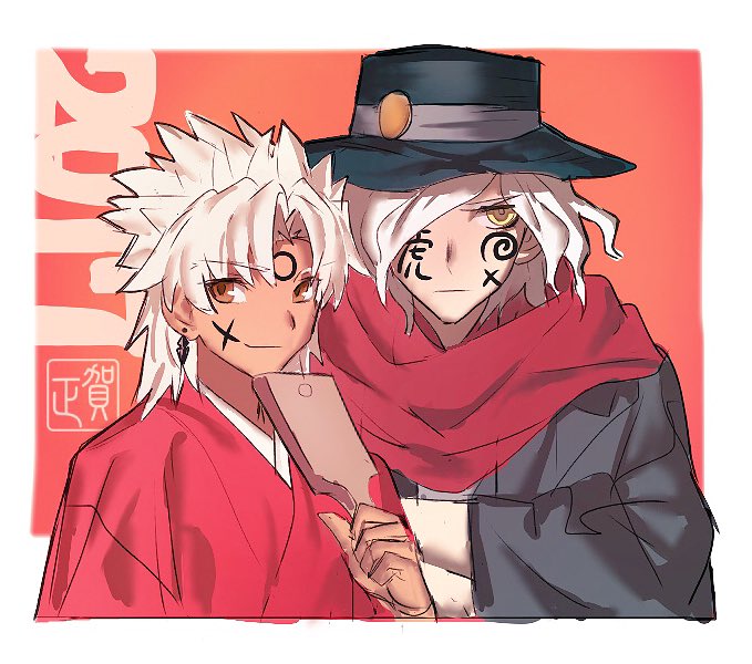 edmond dantes and amakusa shirou (fate and 2 more) drawn by type_aruz