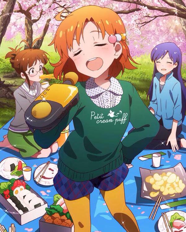 kisaragi chihaya, akizuki ritsuko, and yabuki kana (idolmaster and 1 more)
