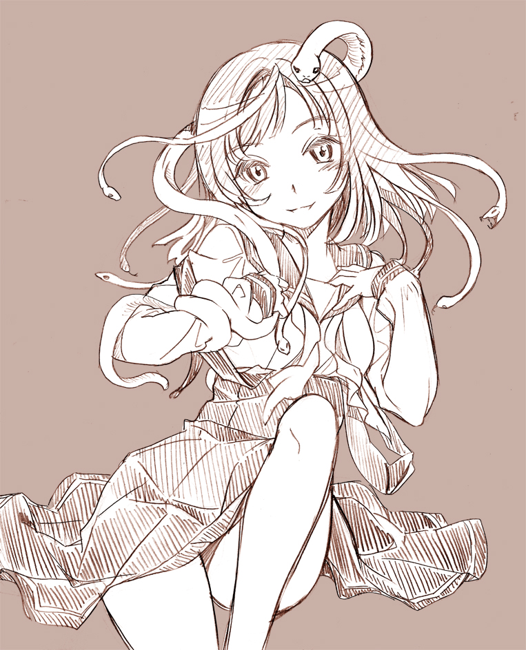 sengoku nadeko and god nadeko (monogatari and 1 more) drawn by mytyl