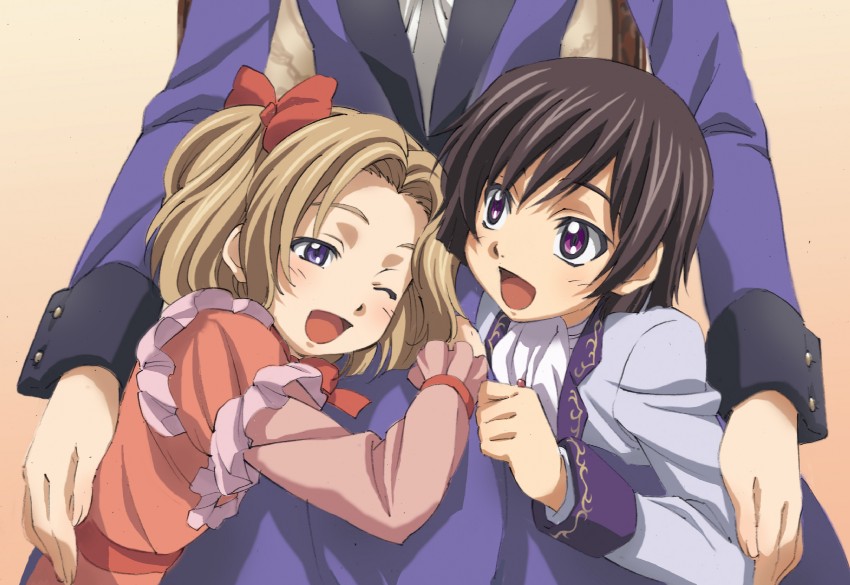 lelouch vi britannia and nunnally vi britannia (code geass)