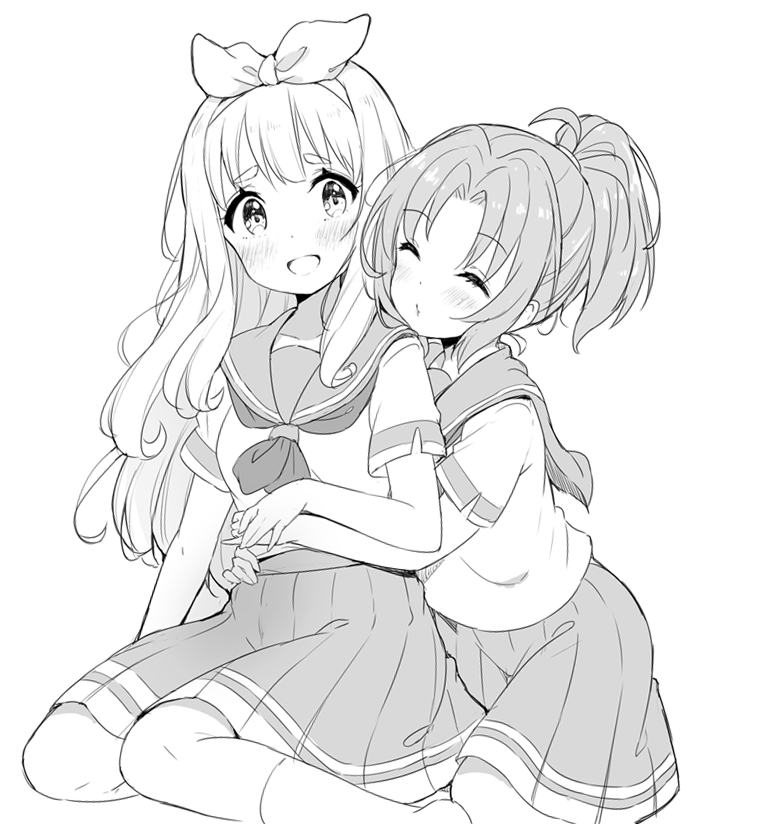 nakagawa natsuki and yoshikawa yuuko (hibike! euphonium) drawn by yazawa_oke
