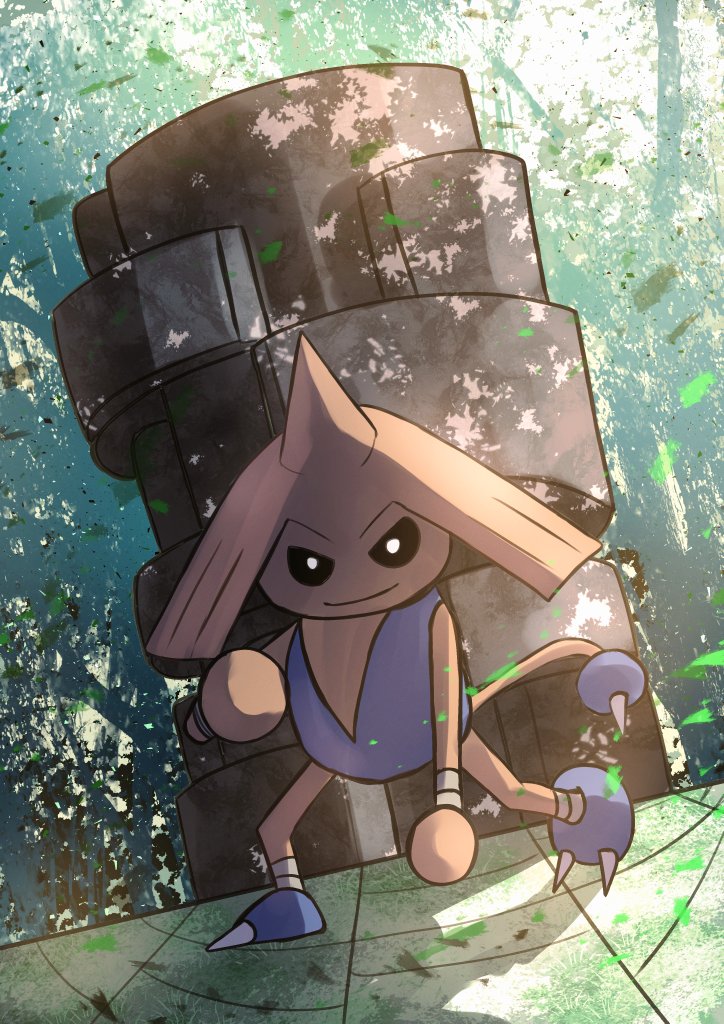 hitmontop (pokemon and 1 more) drawn by zeroartwo