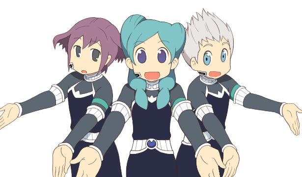 beta, alpha, and gamma (inazuma eleven and 3 more) drawn by mio_(jian_wei)