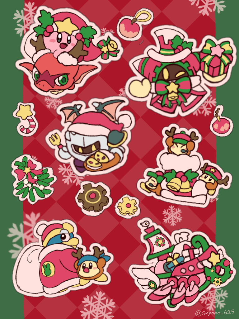 kirby, waddle dee, king dedede, magolor, bandana waddle dee, and 4 more (kirby and 1 more) drawn by soyoko