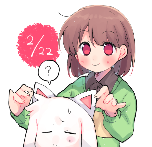 chara and asriel dreemurr (undertale) drawn by xox_xxxxxx