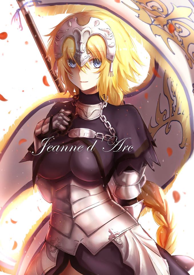 jeanne d'arc (fate and 1 more) drawn by gankami