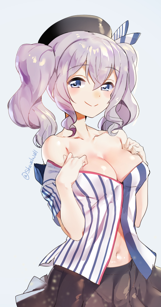 kashima (kantai collection and 1 more) drawn by shovelwell