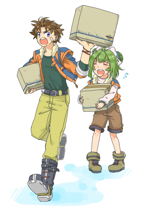 mihiro ardygun and kazuma ardygun (super robot wars and 1 more) drawn by akimoto_(akimomomoto)
