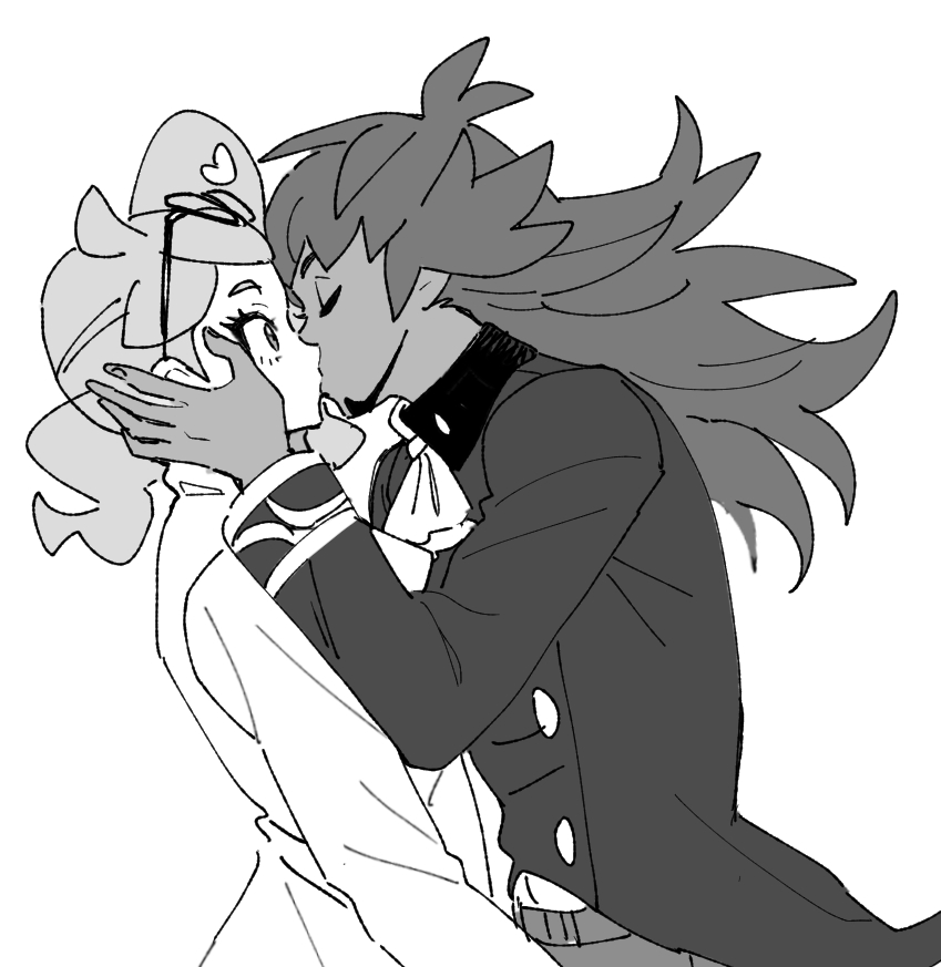 leon and sonia (pokemon and 1 more) drawn by dede_(qwea_00000)