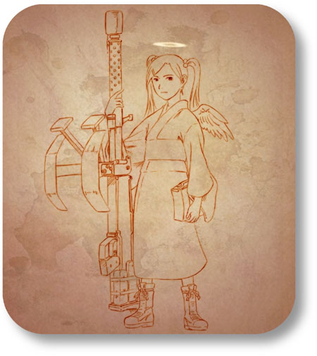 midori (haibane renmei) drawn by aaru_sentou_shuudan