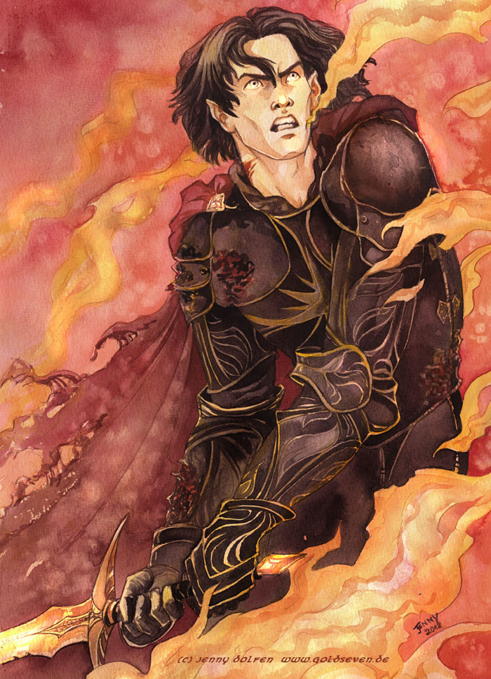 feanor (tolkien's legendarium and 1 more) drawn by jenny_dolfen