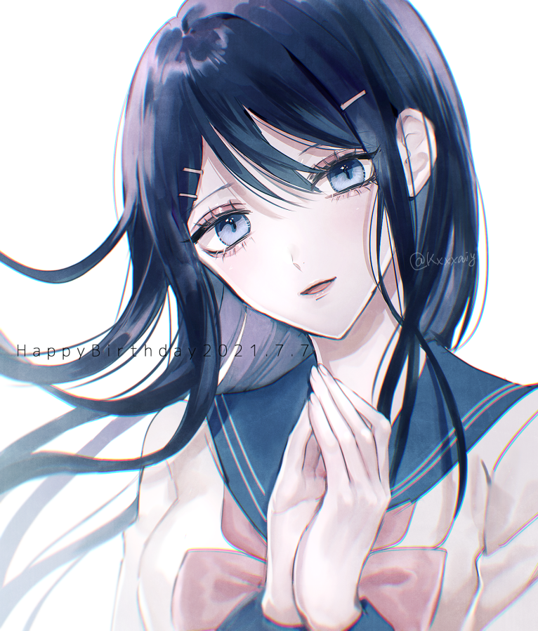 maizono sayaka (danganronpa and 1 more) drawn by sakuyu