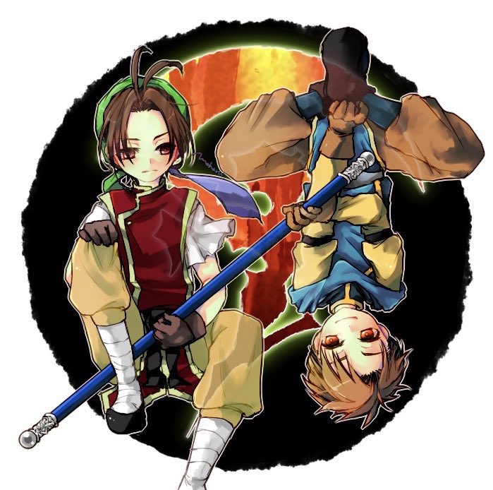 tir mcdohl and ted (gensou suikoden and 1 more) drawn by kh_524