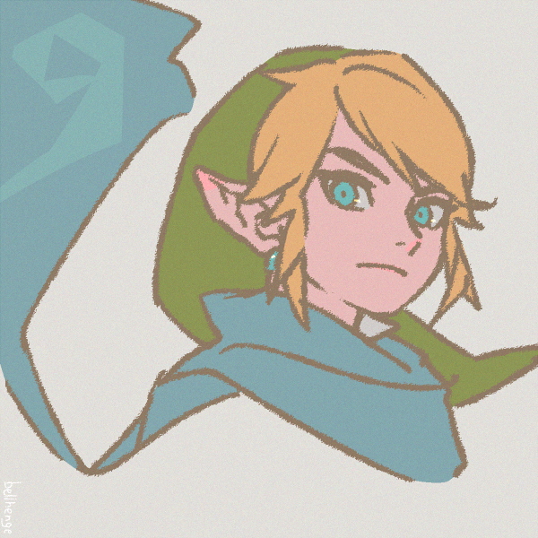 link (the legend of zelda and 1 more) drawn by bellhenge