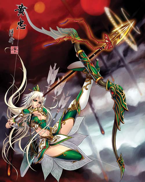 huang zhong (shin sangoku musou and 1 more) drawn by shiyue_tiangong