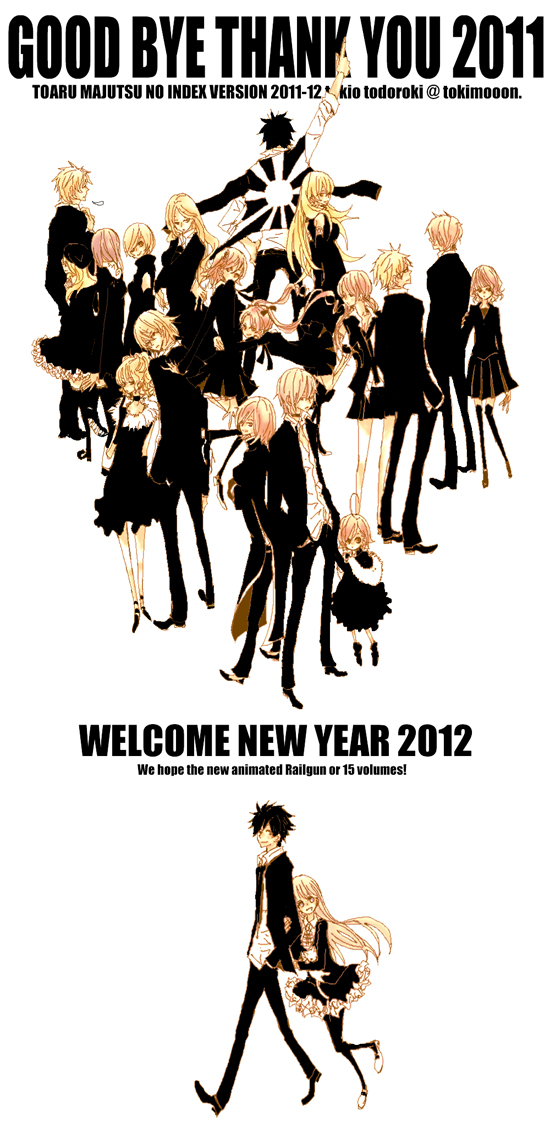 misaka mikoto, shirai kuroko, shokuhou misaki, kamijou touma, accelerator, and 16 more (toaru majutsu no index and 2 more) drawn by tokimoon