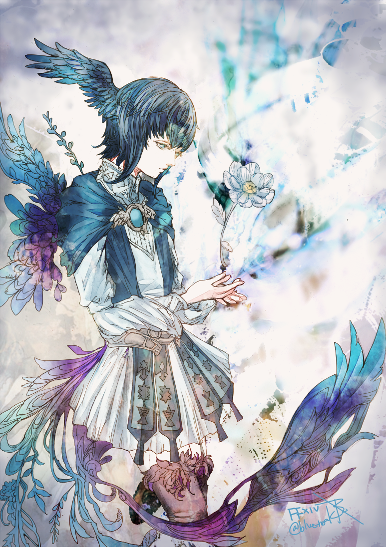 meteion (final fantasy and 1 more) drawn by ruka_(blueplus84)