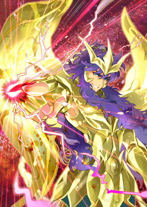scorpio milo (saint seiya and 1 more) drawn by jobo_(isi88)