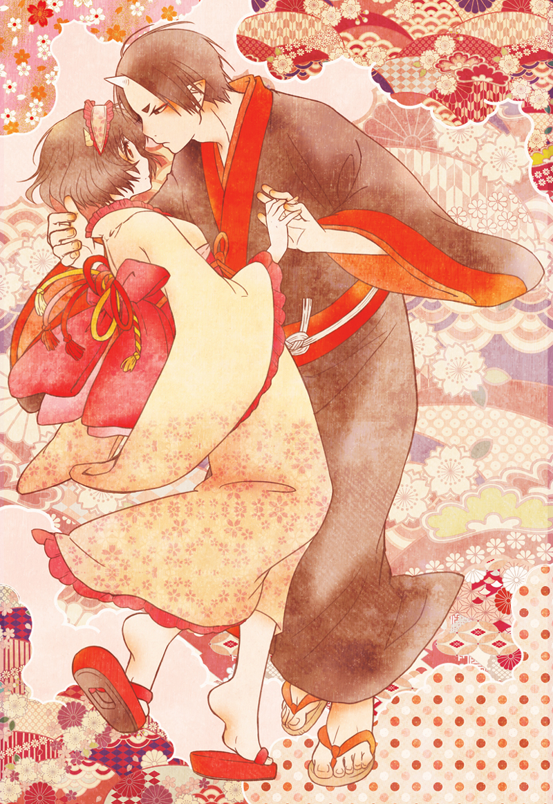 hoozuki and peach maki (hoozuki no reitetsu) drawn by e-0057