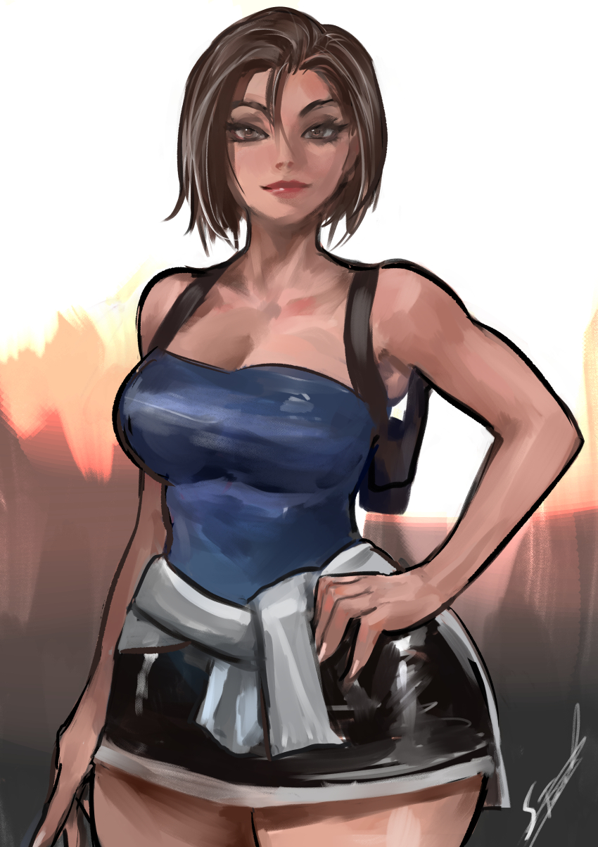 jill valentine (resident evil and 1 more) drawn by orion-m