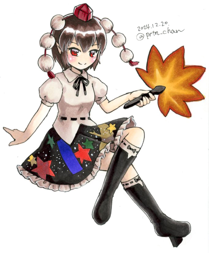 shameimaru aya (touhou and 1 more) drawn by proton