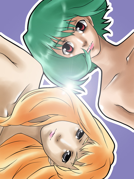 sheryl nome and ranka lee (macross and 1 more) drawn by pixiv_25468