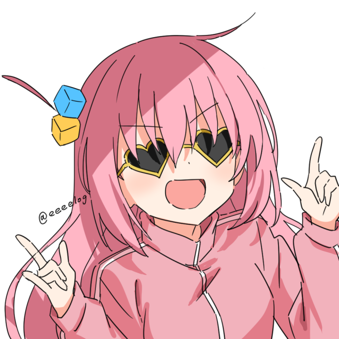 gotoh hitori (bocchi the rock!) drawn by h_(eitilog)