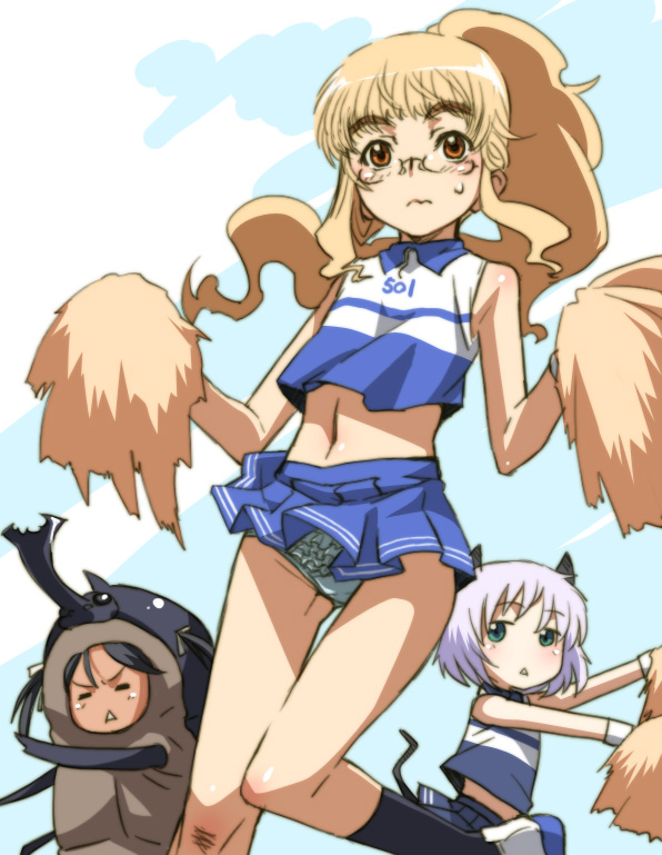 sanya v. litvyak, perrine h. clostermann, and francesca lucchini (world witches series and 1 more) drawn by tabigarasu