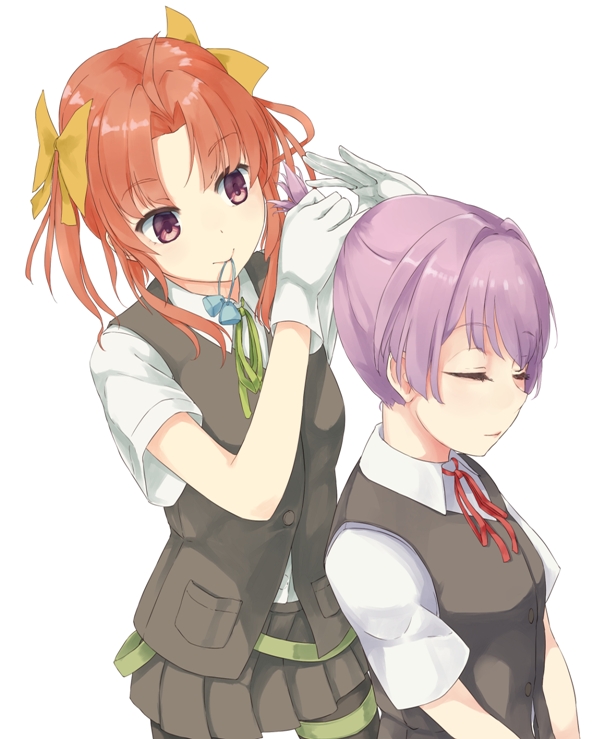shiranui and kagerou (kantai collection) drawn by yuragi_(sdmzonari)