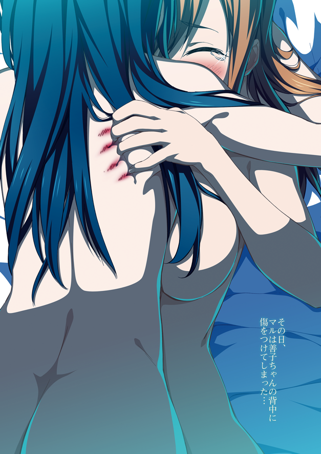 tsushima yoshiko and kunikida hanamaru (love live! and 1 more) drawn by 2c=galore