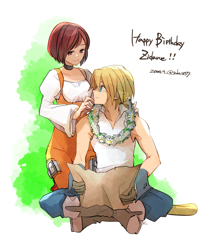 zidane tribal and garnet til alexandros xvii (final fantasy and 1 more) drawn by takase_toho