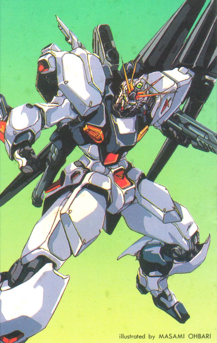 nu gundam (gundam and 1 more) drawn by oobari_masami