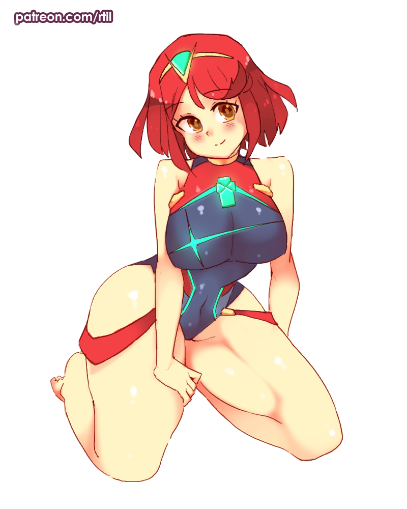 pyra (xenoblade chronicles and 1 more) drawn by rtil