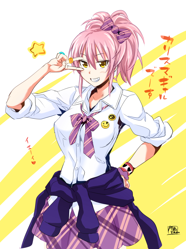 jougasaki mika (idolmaster and 1 more) drawn by tsukishima_misuto