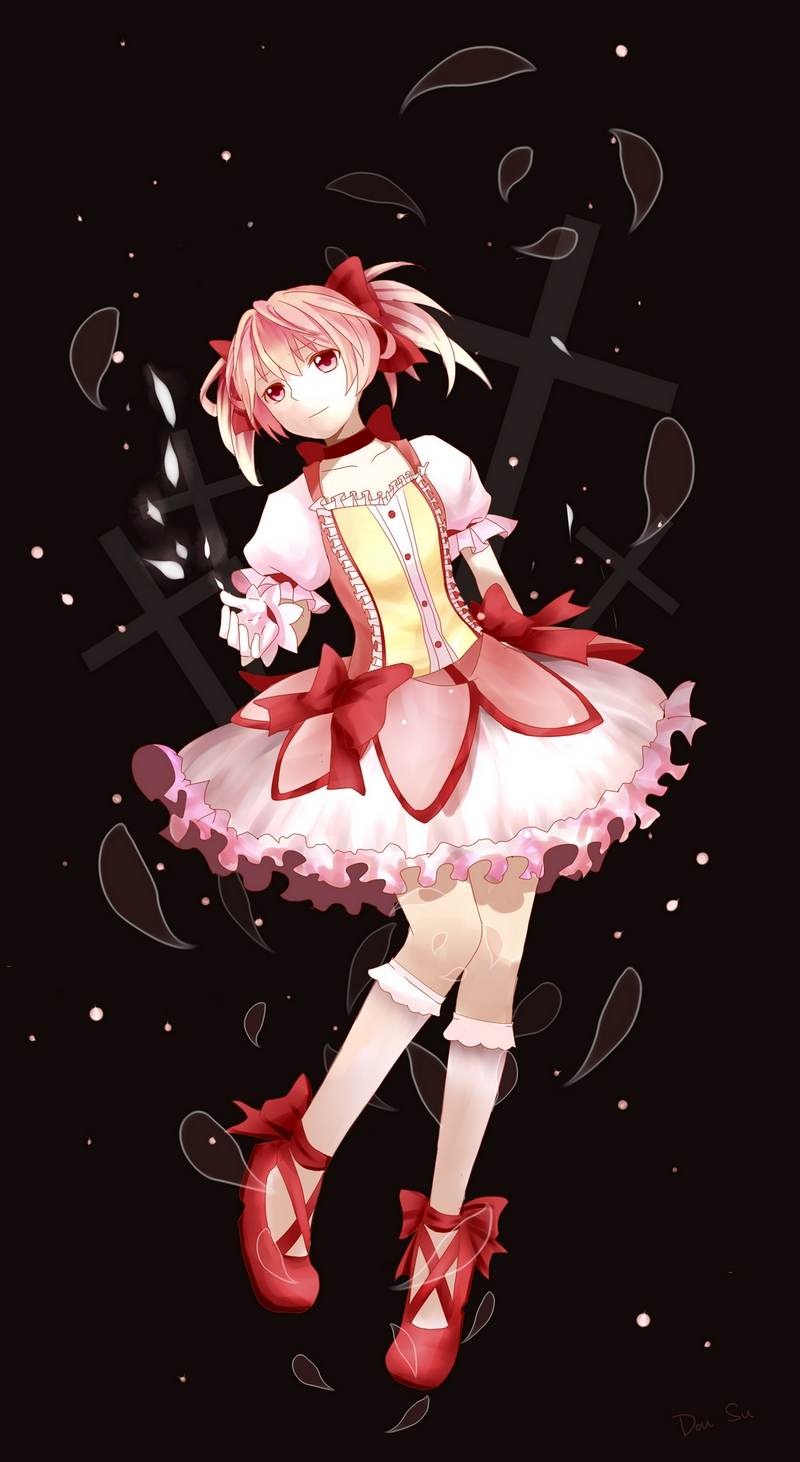kaname madoka (mahou shoujo madoka magica) drawn by mamenomoto