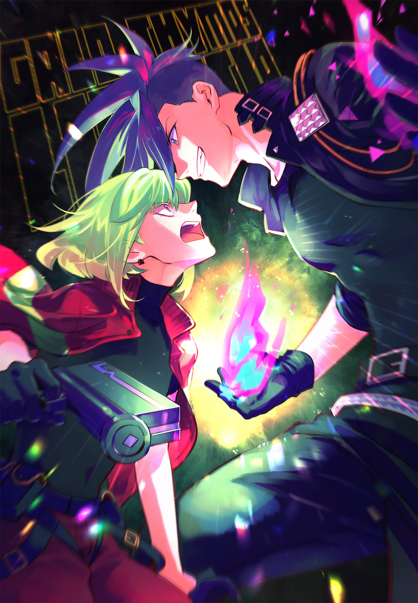 lio fotia and galo thymos (promare) drawn by bae_(baebae)