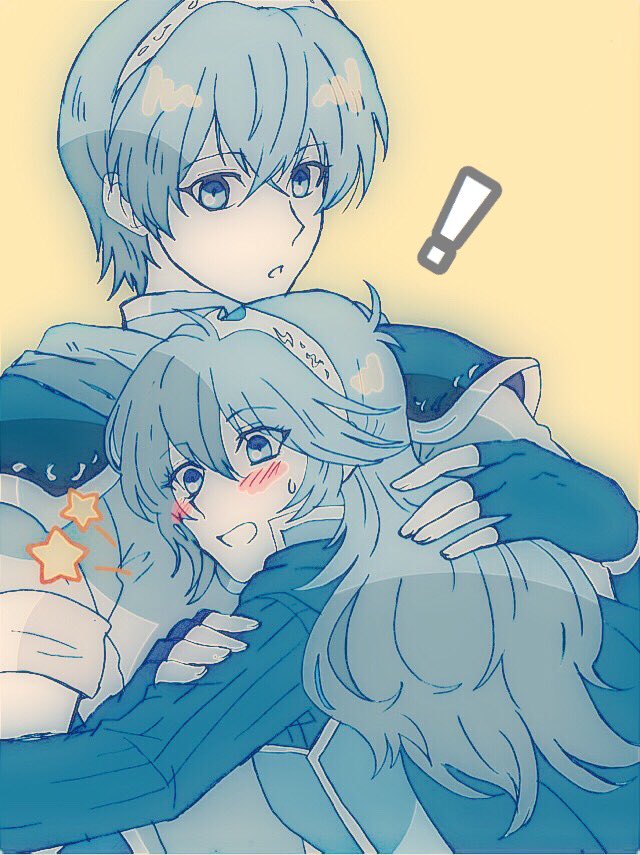 lucina and marth (fire emblem and 3 more) drawn by kiriya_(552260)